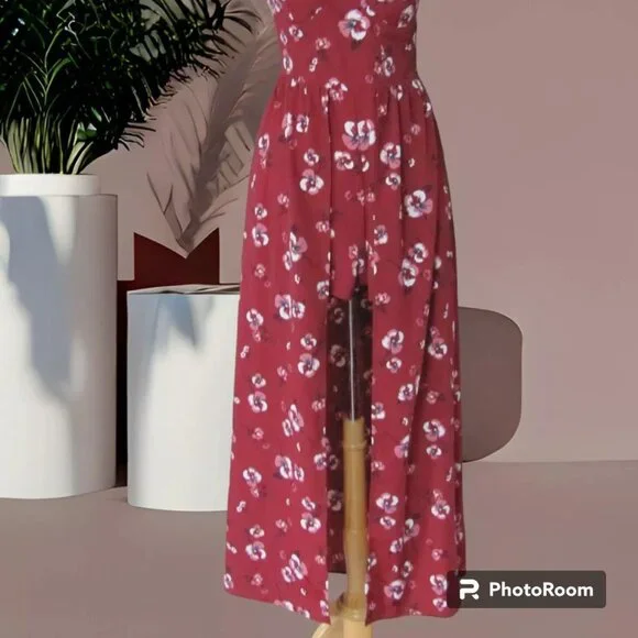 BAND OF THE GYPSIES LADIES STRAPLESS BOHO MAXI DRESS/ROMPER NWT - Picture 3 of 11